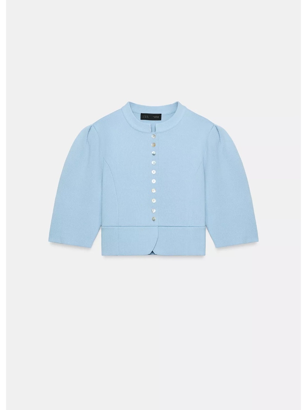 Zara cardigan with puff sleeves
